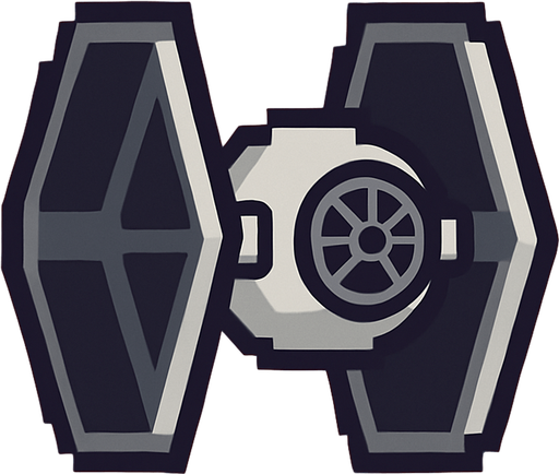 Make a star War flapy bird.
In-Game asset.  2d.  No shadows