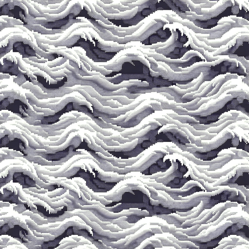 tileable white water texture pixel art.