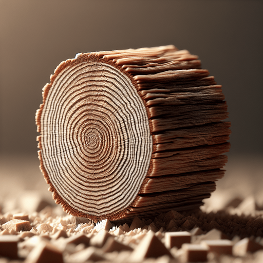 A small piece of wood.