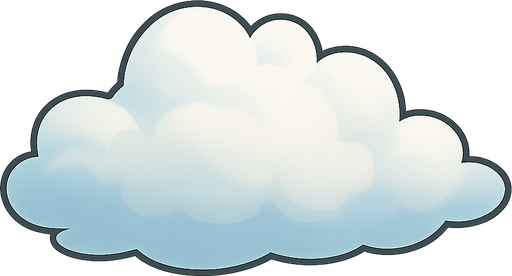 bulut. No background. Transparent background. Blank background. No shadows. 2d. In-Game asset. flat