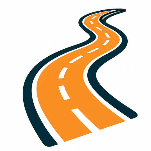 lane.
In-Game asset.  2d.  High contrast.  No shadows