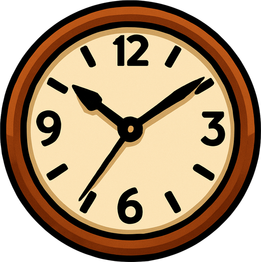 CLOCK.
In-Game asset.  2d.  High contrast.  No shadows