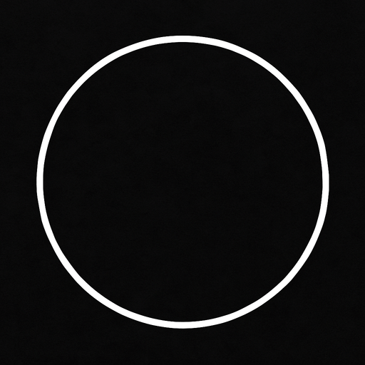 thin range circle.
In-Game asset.  2d.  High contrast.  No shadows
