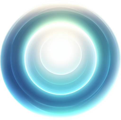 Soft circular glow effect with a bright white center fading into soft blue and green edges. The glow should be smooth and slightly pulsating. Transparent background (PNG format), suitable for overlay on a soccer goal or ball to highlight special moments in a mobile soccer game.".
Single Game Texture.  In-Game asset.  2d.  Blank background.  High contrast.  No shadows