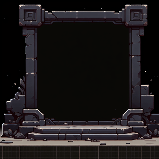 siyah arkaplan.
Single Game Texture.  In-Game asset.  2d.  Blank background.  High contrast.  No shadows