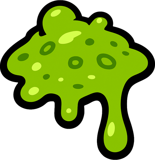 snot.
In-Game asset.  2d.  High contrast.  No shadows