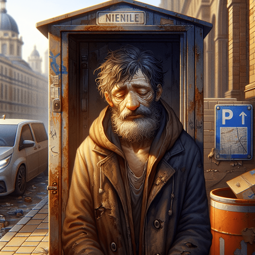 БОМЖ.
Single Game Texture. In-Game asset. БОМЖ