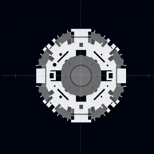 nave extraterestre, vista superior, estilo simple.
Single Game Texture.  In-Game asset.  2d.  Blank background.  High contrast.  No shadows