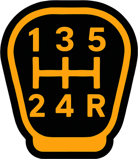 Car gear-.
In-Game asset.  2d.  High contrast.  No shadows