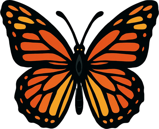 Papillon (insecte).
In-Game asset.  2d.  High contrast.  No shadows