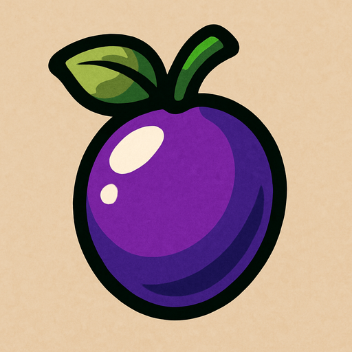 Uva individual.
In-Game asset.  2d.  High contrast.  No shadows