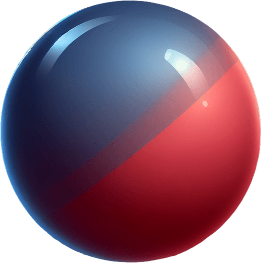 A single ball with no background.
Single Game Texture. In-Game asset. 2d. Blank background. High contrast. No shadows.