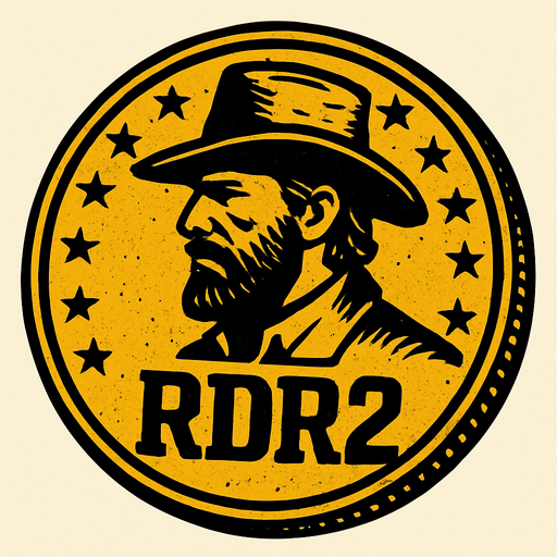 Make me a coin for RDR2.
In-Game asset.  2d.  High contrast.  No shadows