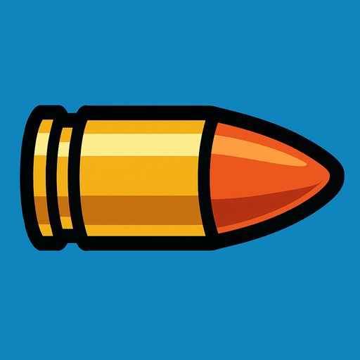 mermi.
In-Game asset.  2d.  High contrast.  No shadows