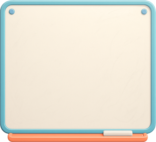 An office whiteboard, nothing on it but with it has some marks from previous drawings. Should work as a background for a modal dialog. Cute soft graphics. soft ambient light. semi-matte to satin surfaces. naturalistic with slight saturation boost colors. Tone is premium, friendly, clean with lifestyle or service-oriented appeal.
In-Game asset.  2d.  High contrast.  No shadows..
In-Game asset.  2d.  High contrast.  No shadows