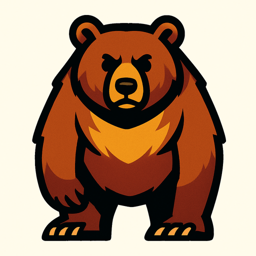 Bear.
In-Game asset.  2d.  High contrast.  No shadows