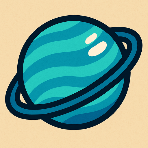 uranus.
In-Game asset.  2d.  High contrast.  No shadows
