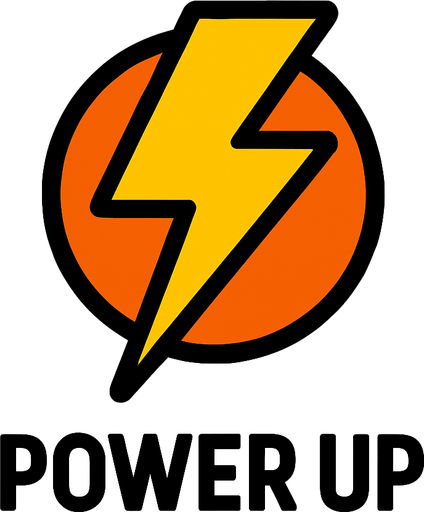 power up.
In-Game asset.  2d.  High contrast.  No shadows