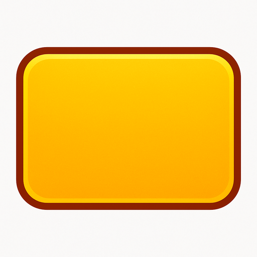 Casino oyunum için buton olarak kullanmalık dikdörtgen (köşeleri yumuşatılmış, edge). Yazısız..
In-Game asset.  2d.  High contrast.  No shadows