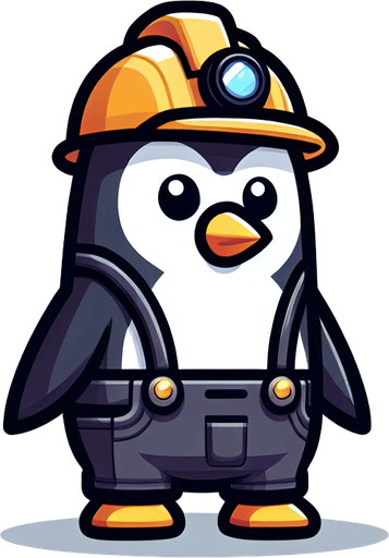 a penguin engineer
Single Game Texture. In-Game asset. 2d. Blank background. High contrast. No shadows.