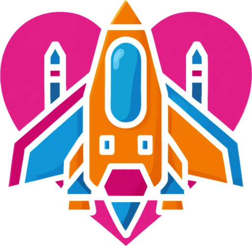 Rodeado de un corazón rosa