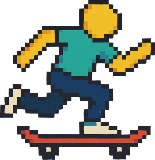 retro pixel ar style 80s
