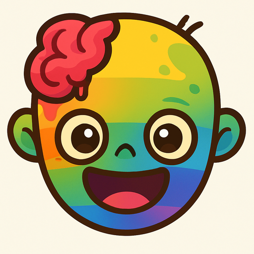 Make it rainbow and extremly happy