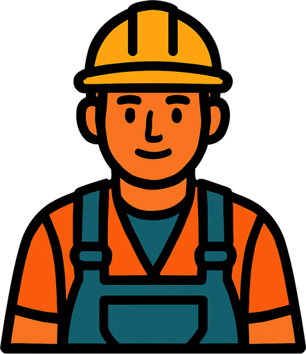 Worker.
In-Game asset.  2d.  High contrast.  No shadows