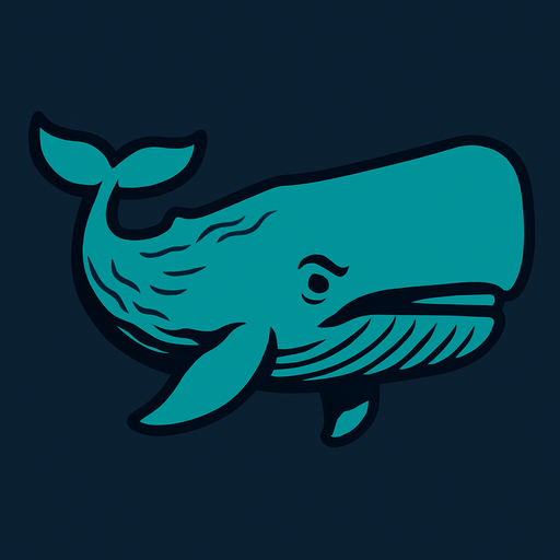 Sperm whale.
In-Game asset.  2d.  High contrast.  No shadows