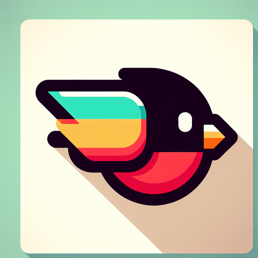 FLAPPY BIRD Png.
Single Game Texture. In-Game asset. 2d. Blank background. High contrast. No shadows.