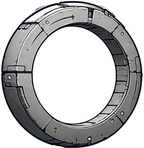 ışın yuvarlak lazer skrol.
Single Game Texture. In-Game asset. 2d. Blank background. High contrast. No shadows.