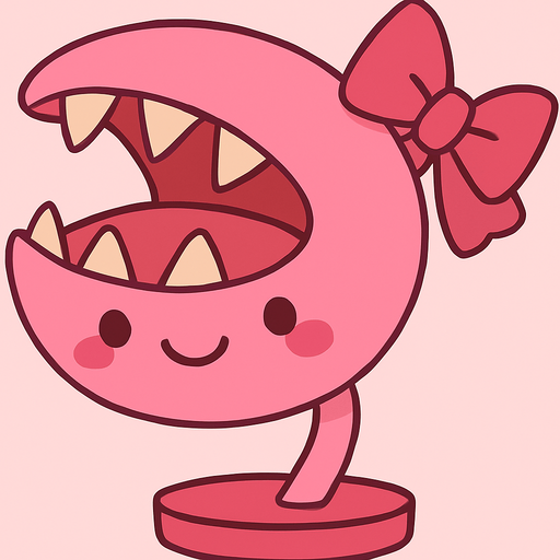 Make it pink and face the other way