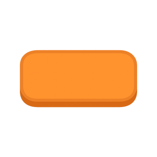 rounded fund button, no text. No background. Transparent background. Blank background. No shadows. 2d. In-Game asset. flat