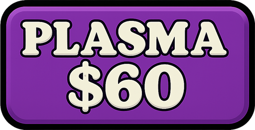 Make button purple and change test to say 'Plasma $60'