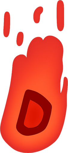 a red enemy bullet plasma. No background. Transparent background. Blank background. No shadows. 2d. In-Game asset. flat