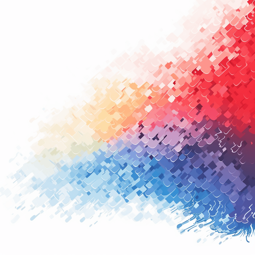 Multi color chaotic noise, primary colors
Single Game Texture. In-Game asset. 2d. Pixelart. White background. Blank background. Low detail. High contrast.