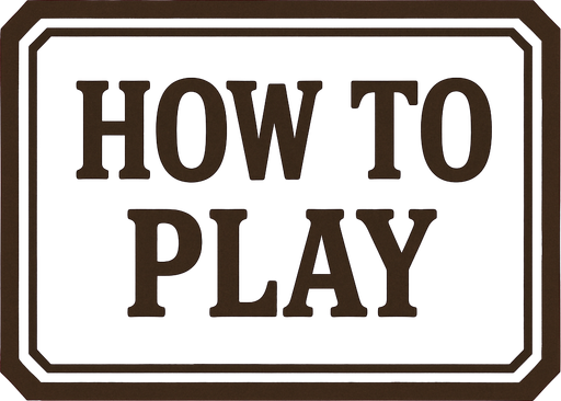 How to play button in professor Layton game style font.
In-Game asset.  2d.  High contrast.  No shadows