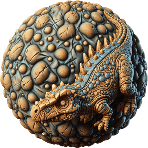 Dinosaur.
Single Game Texture.  In-Game asset.  2d.  Blank background.  High contrast.  No shadows