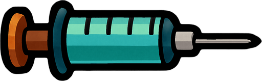 horizontal needle.
In-Game asset.  2d.  High contrast.  No shadows