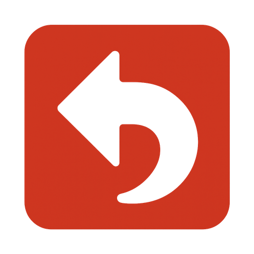 rotateLeftButton is a square button with an arrow towards the left side..
In-Game asset.  2d.  High contrast.  No shadows