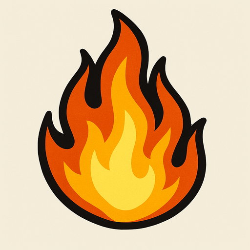 ateş.
In-Game asset.  2d.  High contrast.  No shadows