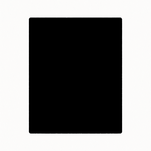 black rectangle.
In-Game asset.  2d.  High contrast.  No shadows