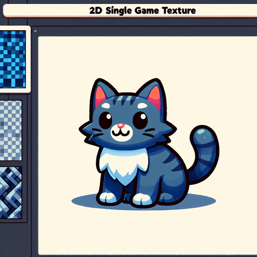 kedi.
Single Game Texture. In-Game asset. 2d. Blank background. High contrast. No shadows.
