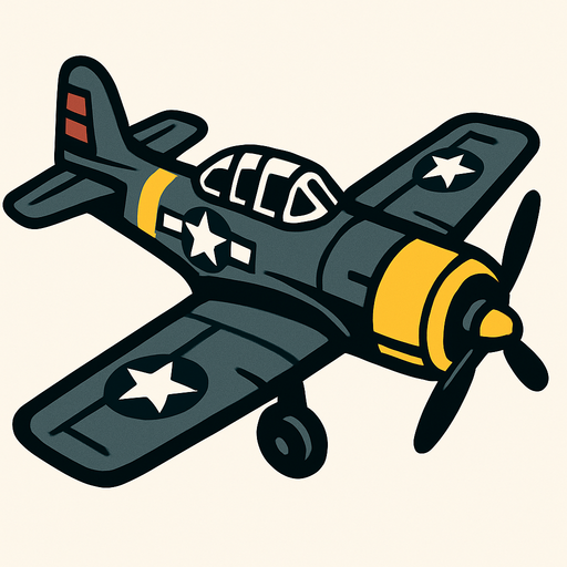 WAR PLANE.
In-Game asset.  2d.  High contrast.  No shadows