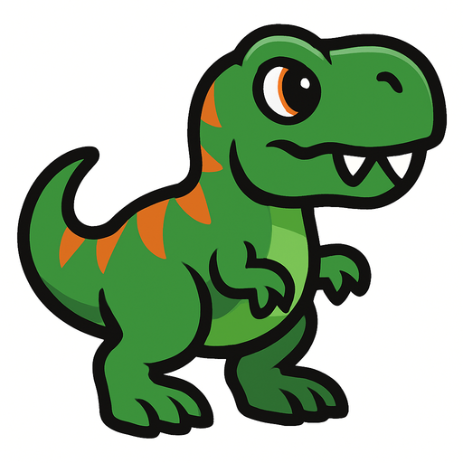 dinazor.
In-Game asset.  2d.  High contrast.  No shadows