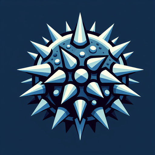 Spikes.
Single Game Texture. In-Game asset. 2d. Blank background. High contrast. No shadows.