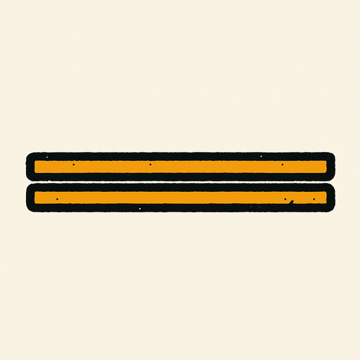 A line.
In-Game asset.  2d.  High contrast.  No shadows
