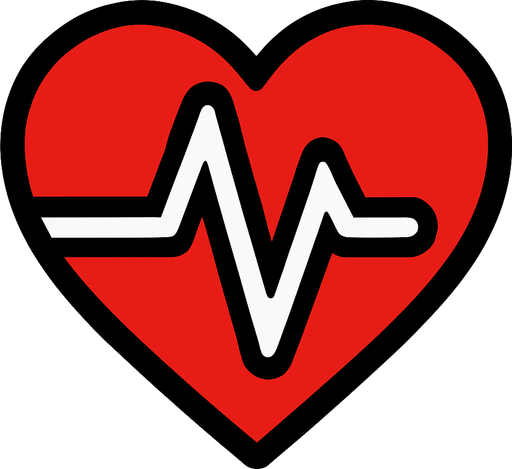 heart beat.
In-Game asset.  2d.  High contrast.  No shadows