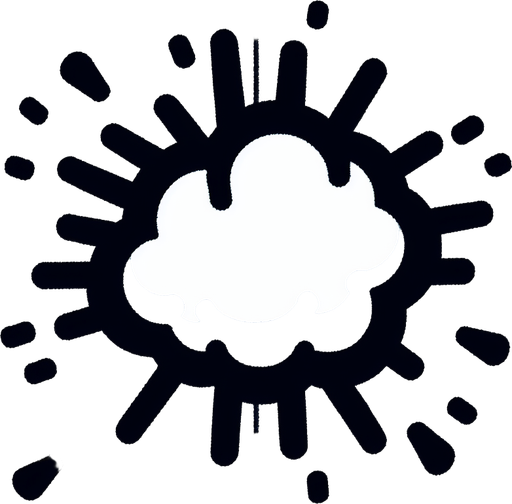 explosion.
Single Game Texture.  In-Game asset.  2d.  Blank background.  High contrast.  No shadows