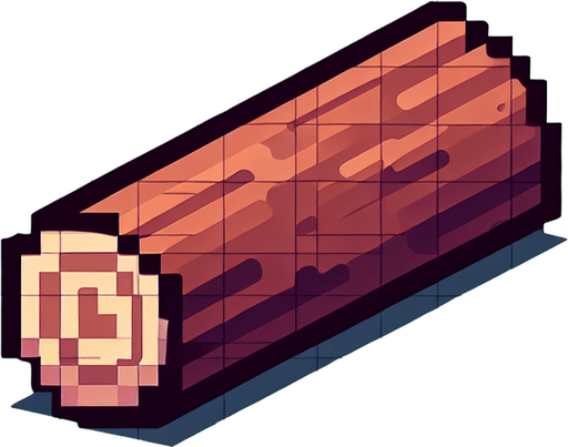 log, 250x60.
Single Game Texture.  In-Game asset.  2d.  Blank background.  High contrast.  No shadows